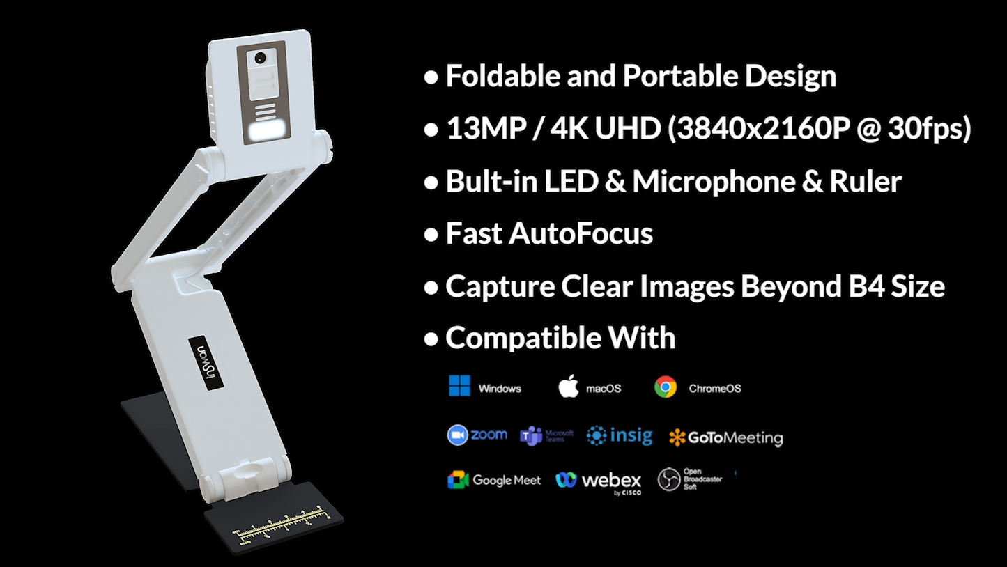 書画カメラ　INSWAN INS-Flip 4 Amazon.com: INSWAN INS-Flip 4 Foldable 4K 13MP Document Camera